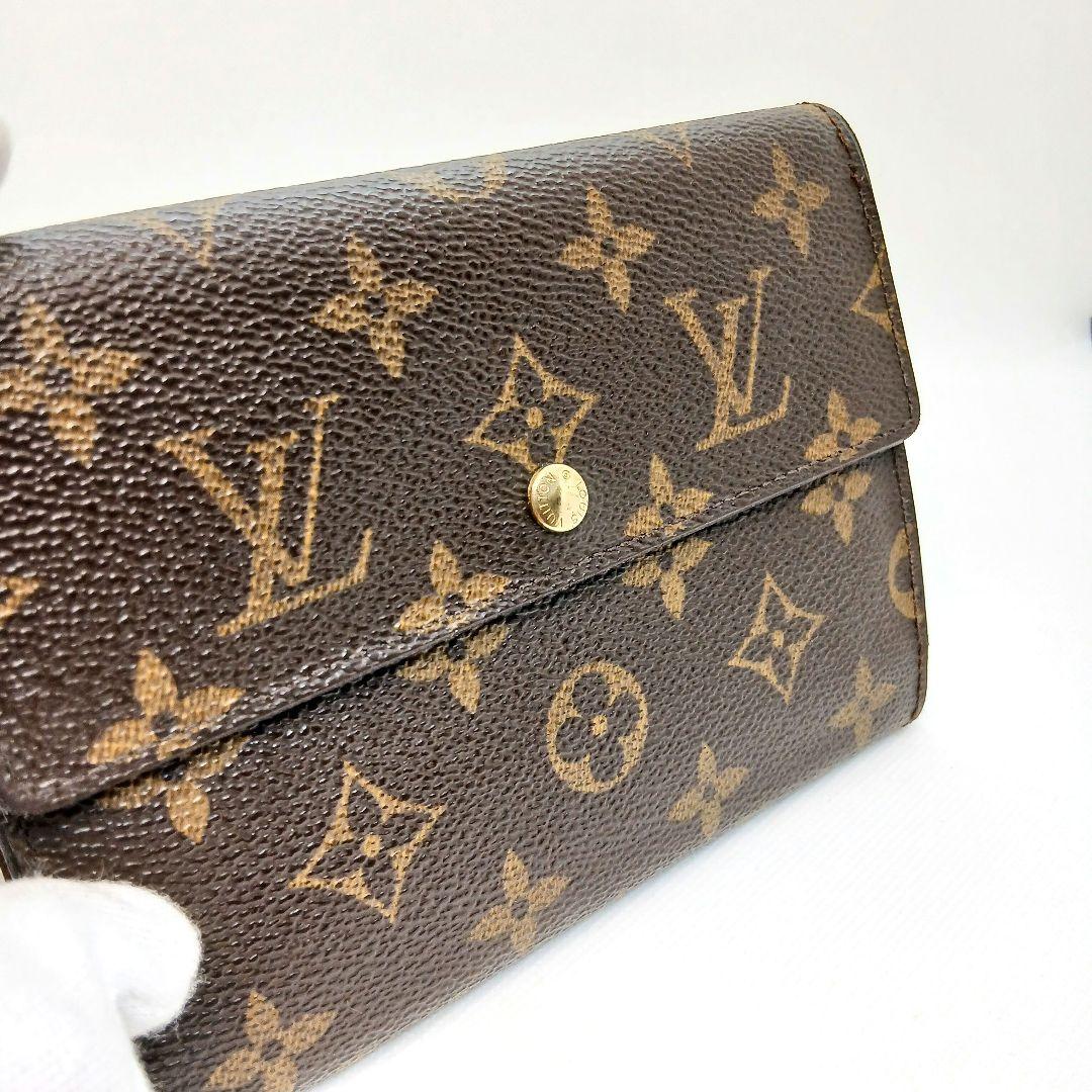 ★美品★ルイヴィトン★ポルト トレゾール エテュイ パピエ モノグラム★折り財布
