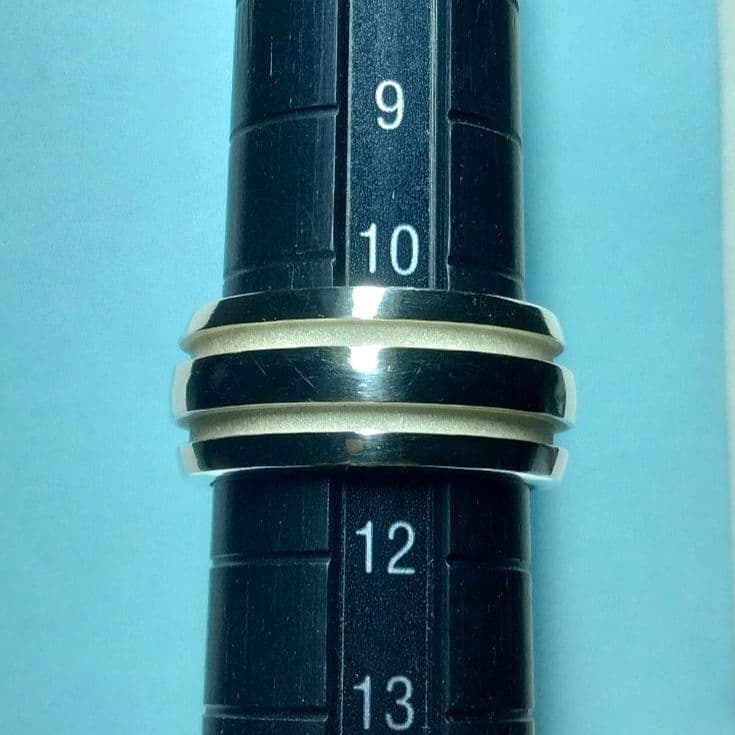 ティファニーグルーブドリング 11号　新品仕上げ　無傷未使用に近い