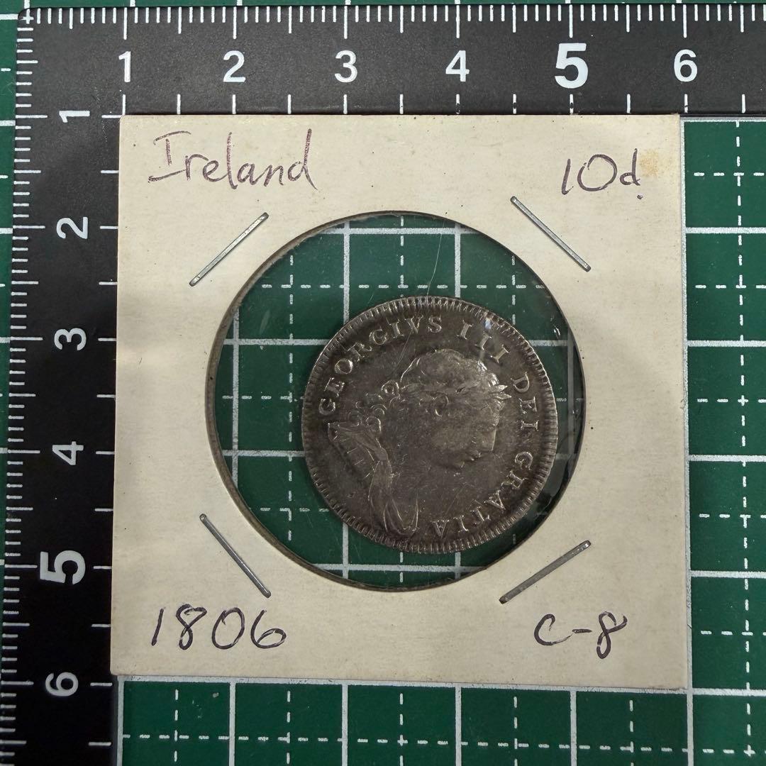 No.48 アンティーク 銀貨 アイルランド 10ペンス 銀行トークン - メルカリ