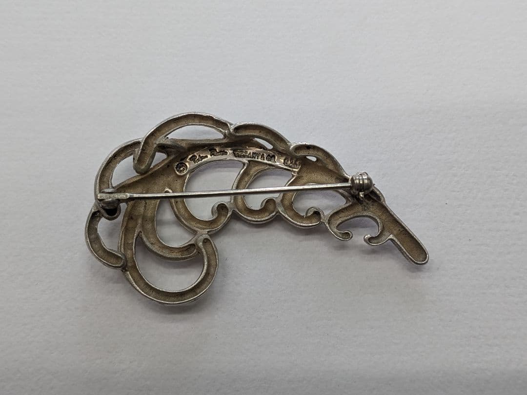 ティファニー パロマピカソ フェザーモチーフ ブローチ シルバー925