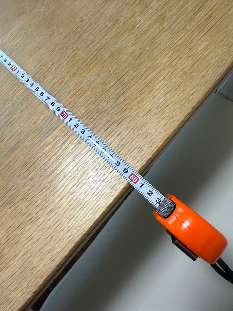 ナチュラルウッド×白脚 北欧風ダイニングテーブル（150×80×71cm）