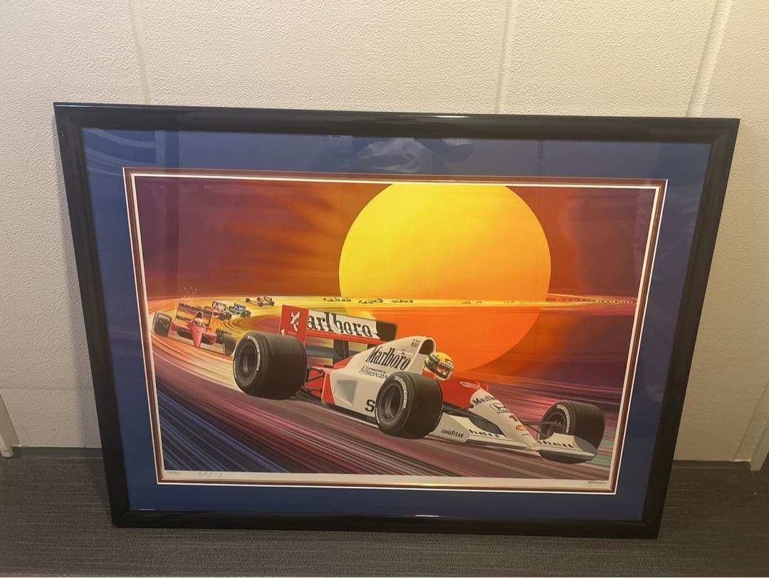 セール中】長岡秀星 リトグラフ 『栄光への軌跡』 セナ直筆 限定128/290