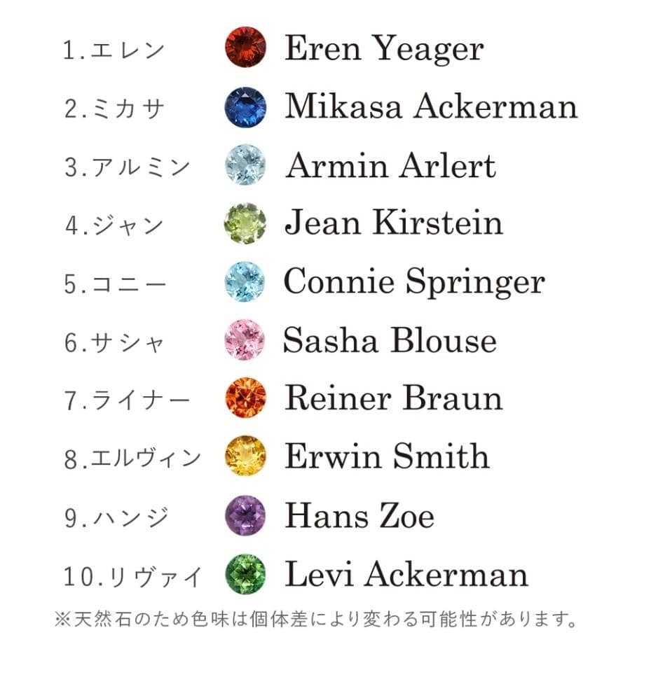 希少★受注限定生産 進撃の巨人 リヴァイ メモリアルリング K10 指輪 限定品