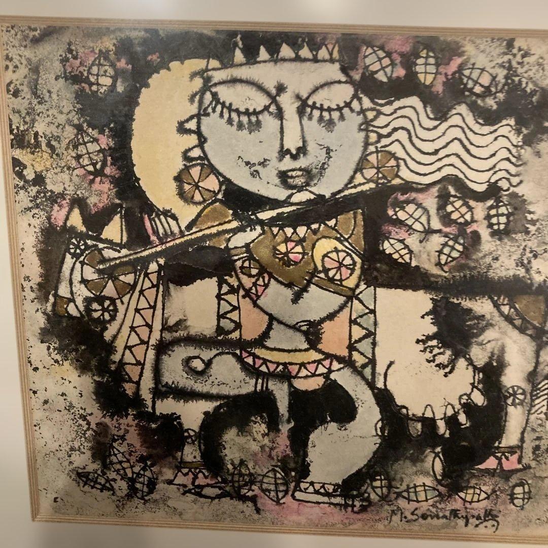 M. Somanath 木版画 神話的キャラクター 木版画のことなら『木版画 版元
