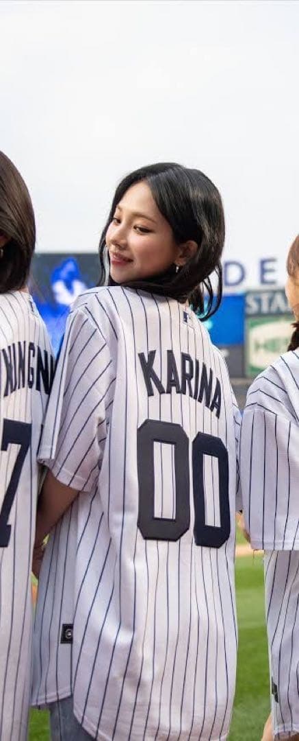 最終値下げ　aespa ベースボール ユニフォーム カリナ 00