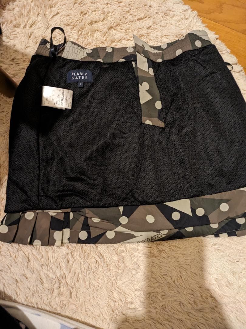 新春セール！PEARLY GATES 迷彩柄ニット・スカートセットサイズ0