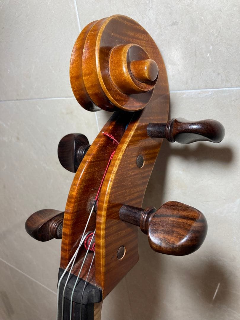 【ドイツオールドチェロ】フレッチナー　ガルネリコピー　弓2本　ハードケース