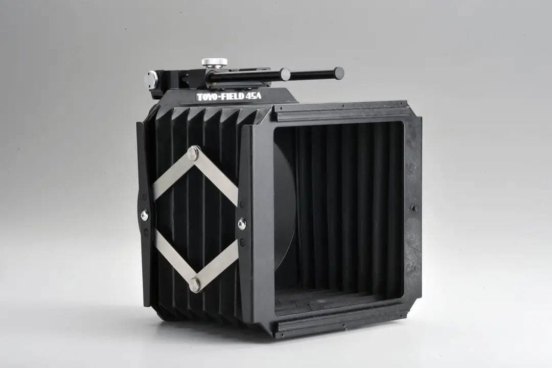 トヨフィールド45Aと23G用の蛇腹自在レンズフード トヨ