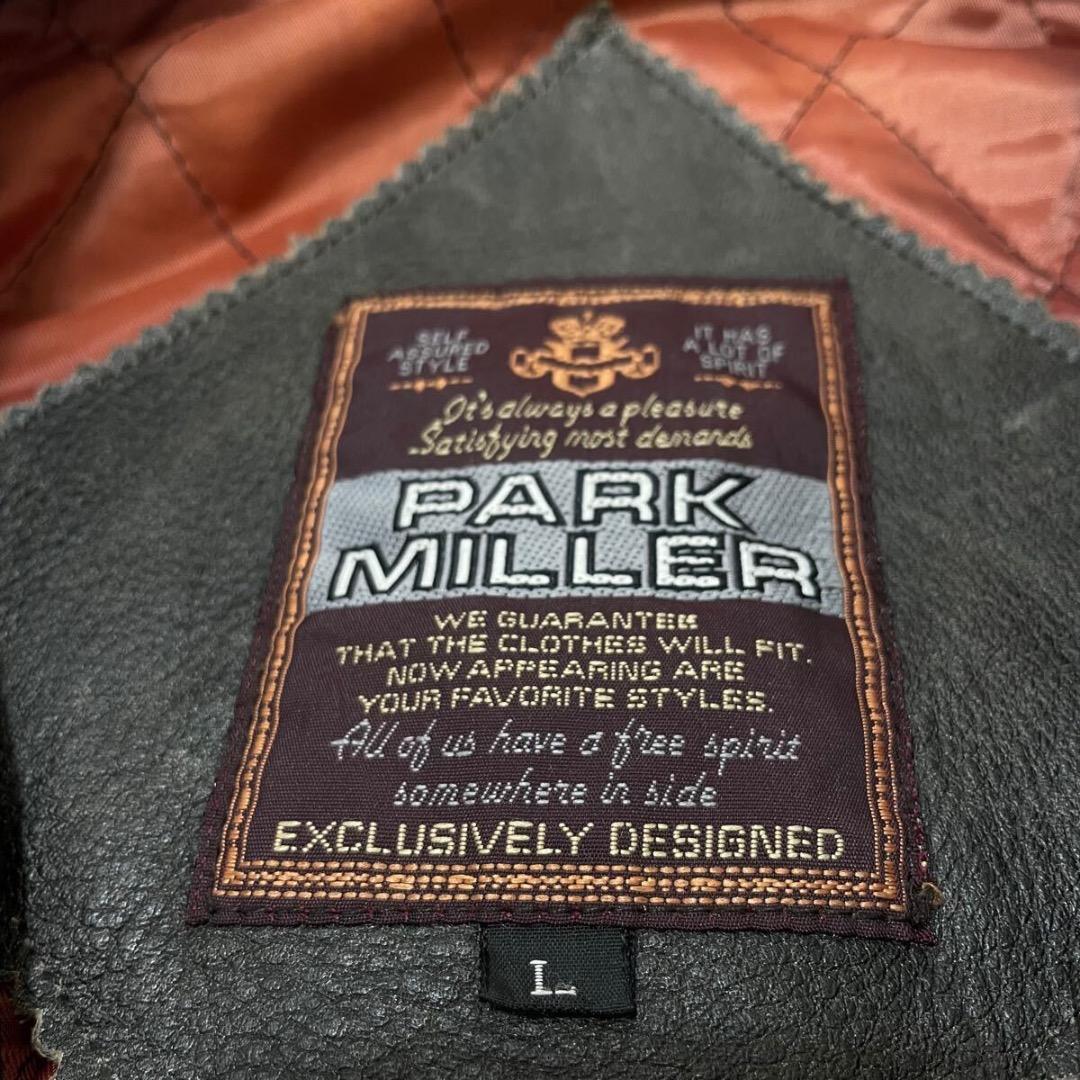 PARK MILLER レザージャケット 本革 牛革 90s ライダース - メルカリ