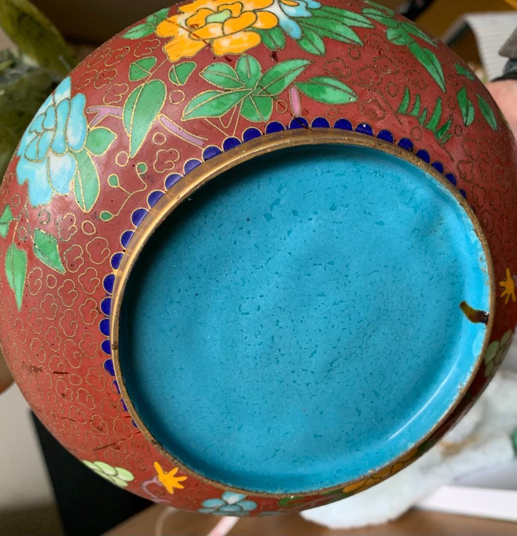 中国美術 翡翠製 桃の木 盆栽 置物 玉石彫刻 現状品!! - メルカリ