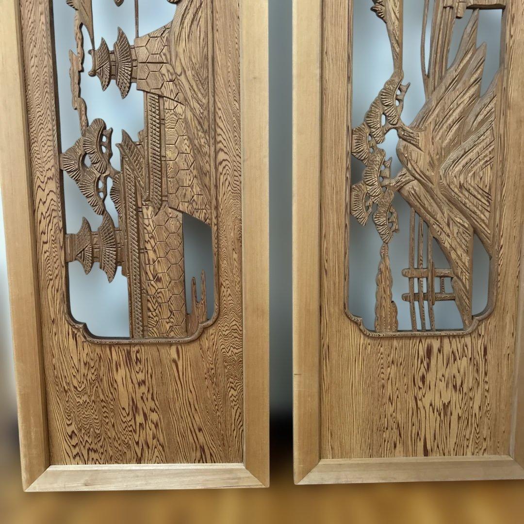 屋久杉 欄間 高級 中古品 サイズ:187センチ×40.5センチ×3センチ - メルカリ