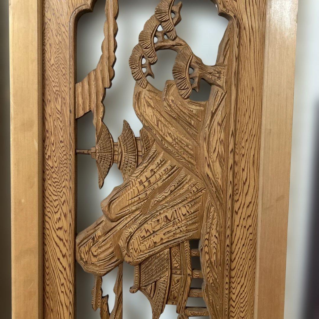 屋久杉 欄間 高級 中古品 サイズ:187センチ×40.5センチ×3センチ - メルカリ
