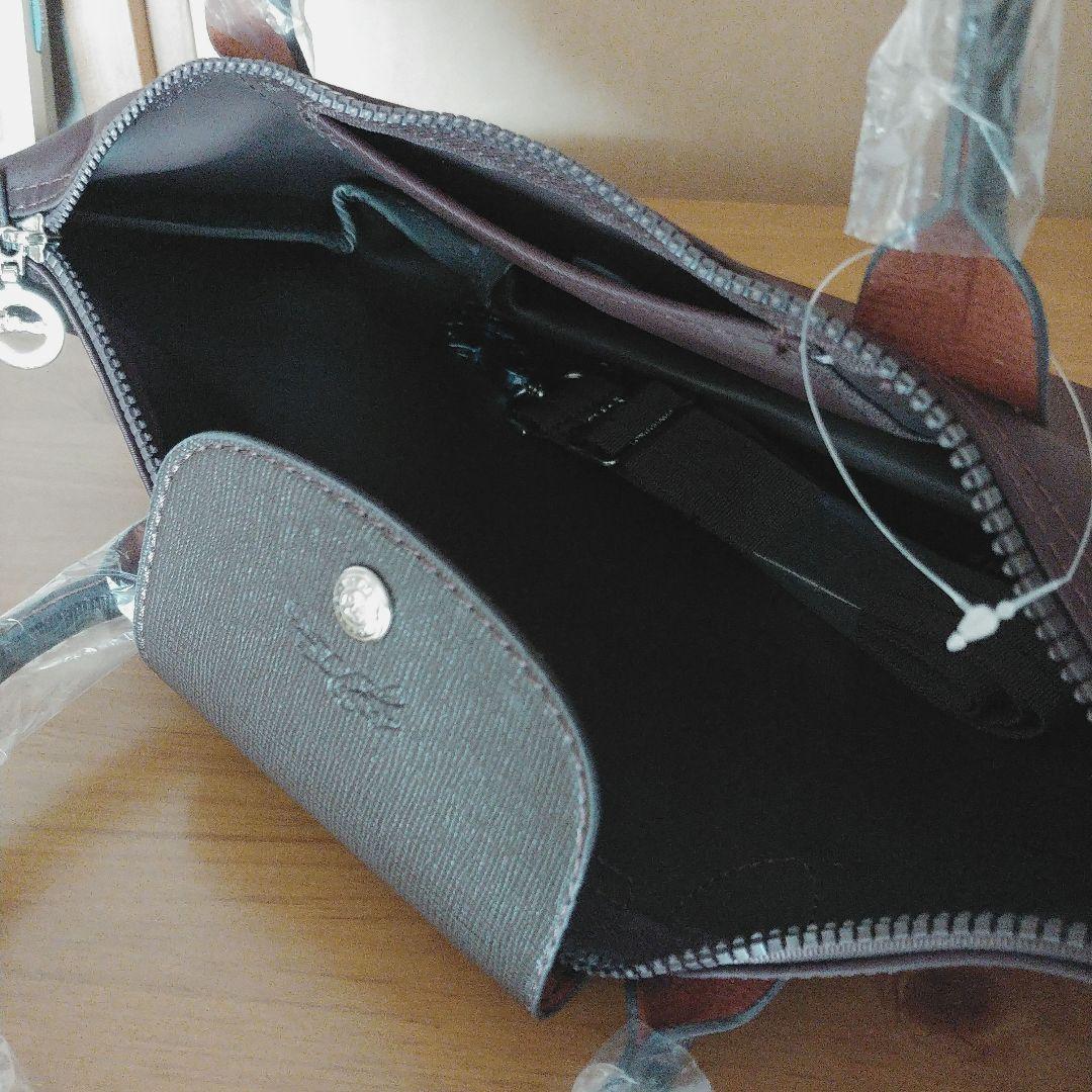 Longchamp ネオ ショルダーバッグ S チョコ