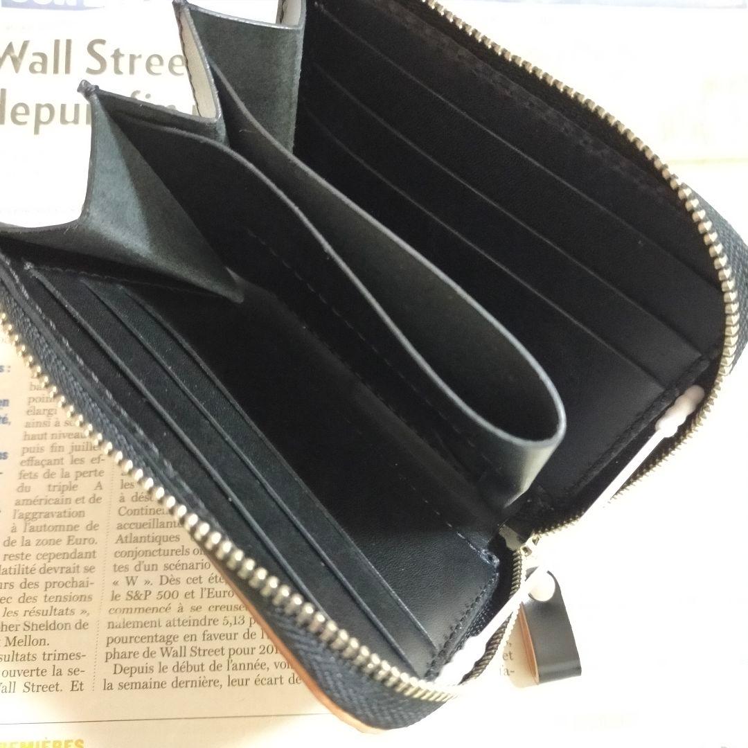 L字ファスナーウォレット　コードバン