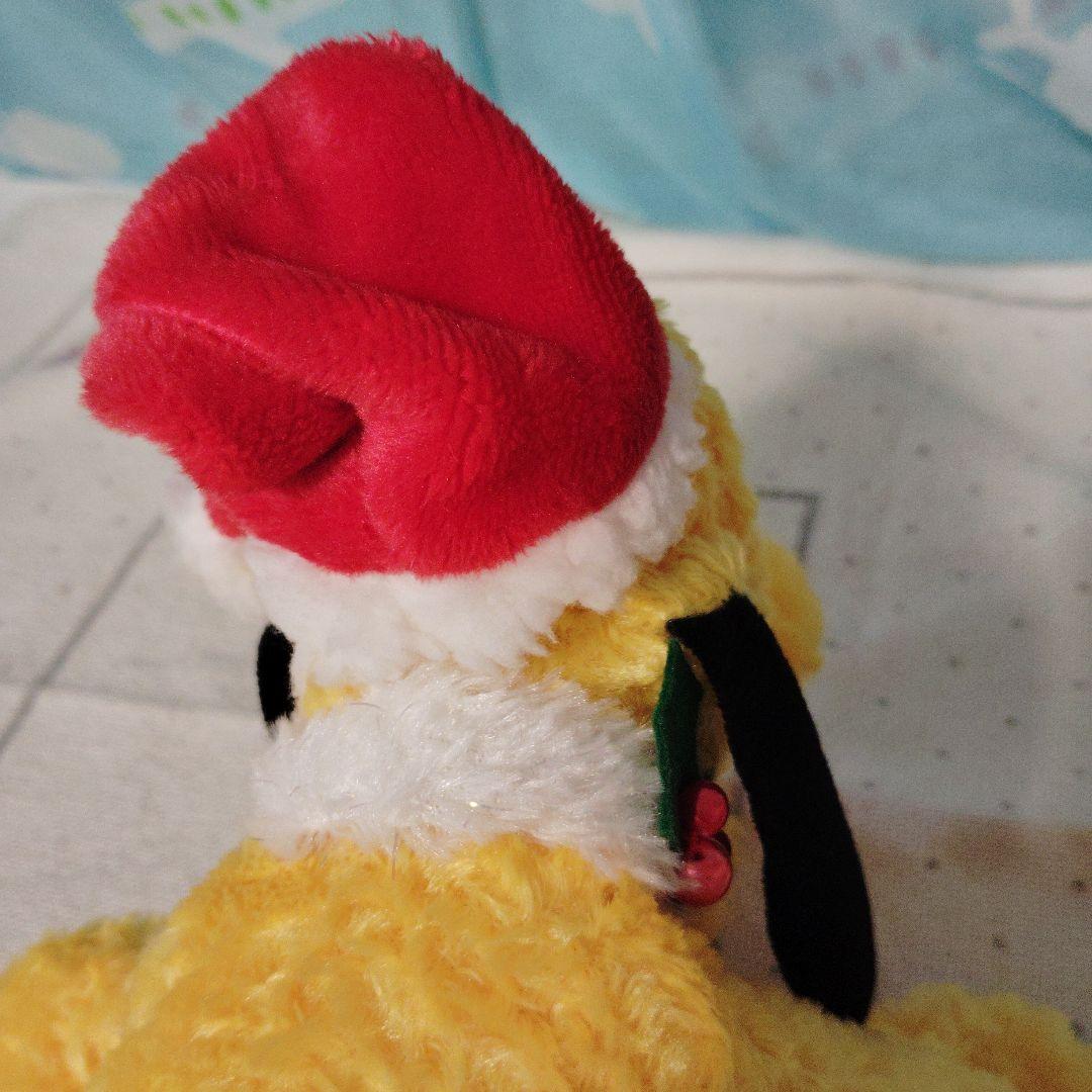 ディズニーストア サンタ　プルート ぬいぐるみ 2008年　クリスマス