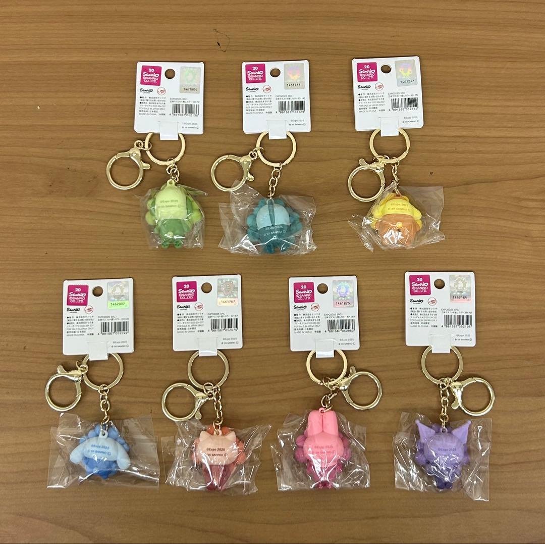 推しカラー クリアカラー ミャクミャクキーホルダー 関西万博