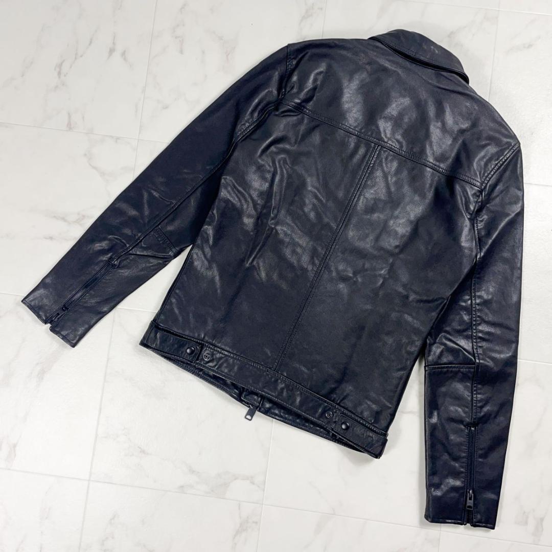 ALLSAINTS レザージャケット ジップアップ 黒 XS*ZC736