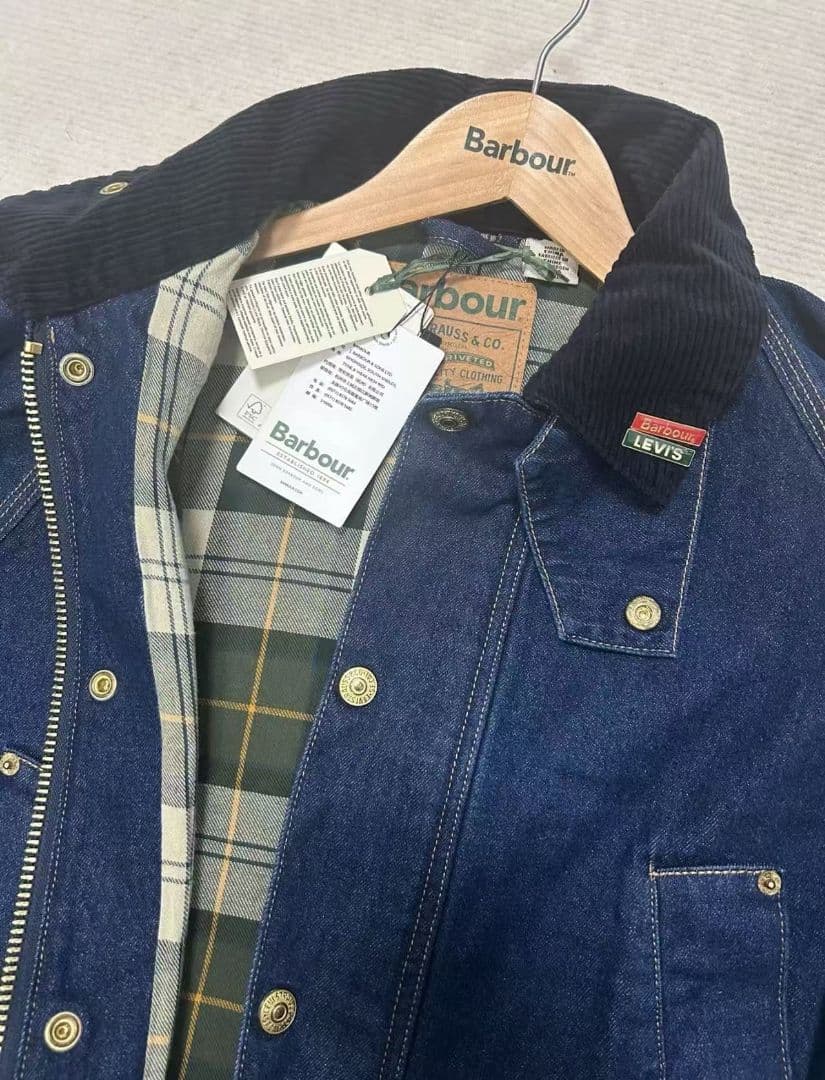美品Barbour × Levi's BEDALE / ビデイル サイズS