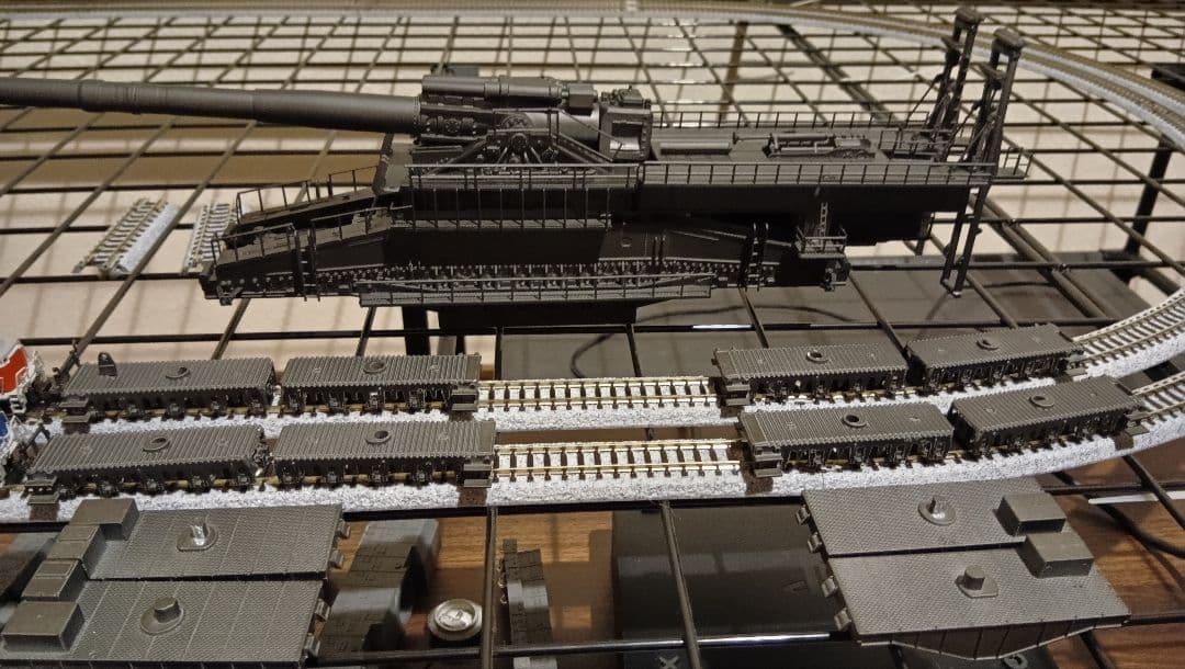 B*2様 フジミ　1/144　列車砲　ドーラ　可動化