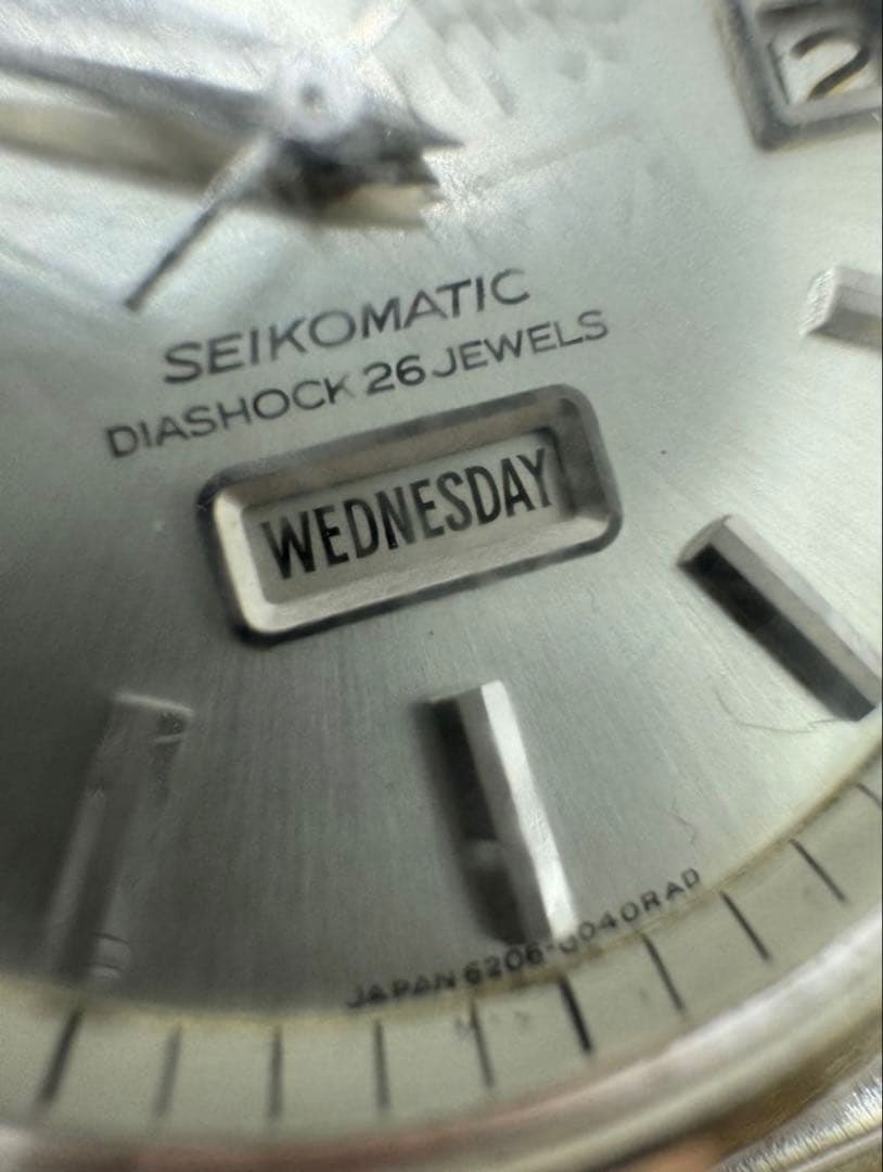 時計　SEIKO セイコーマチック ウイークデーター6206-8990