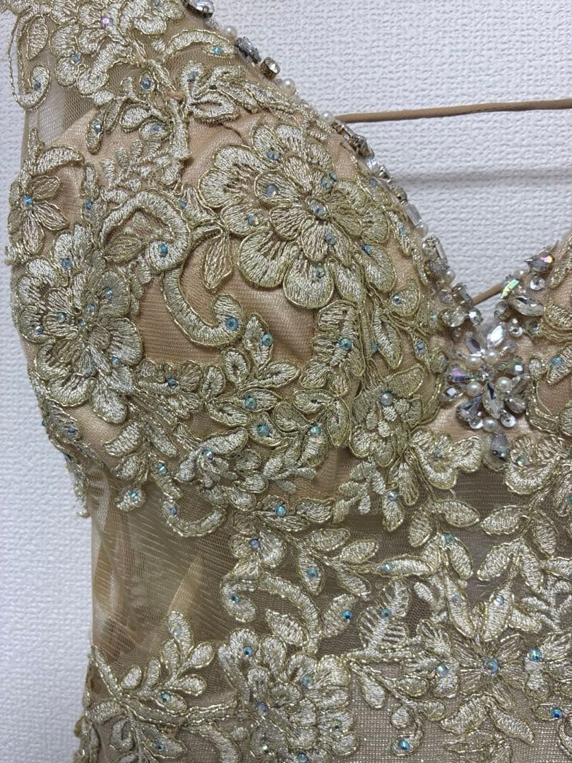 IRMA SUGAR 刺繍ビーズ ラメ ドレス