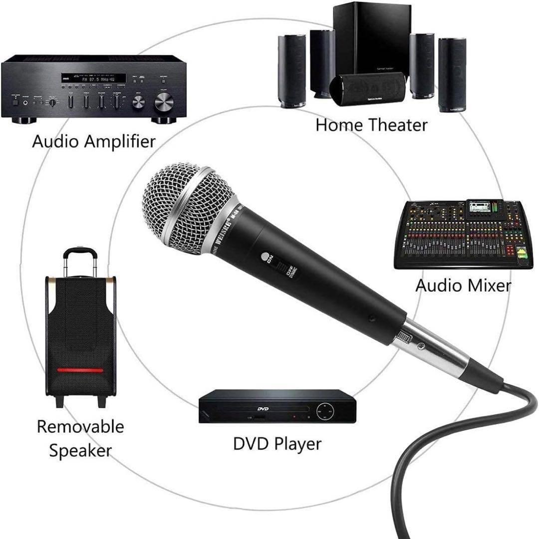 ✨美品✨WEISIRE ダイナミックマイク 本体とケーブル付き