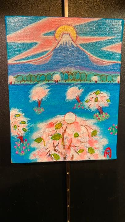 【アクリル画】　商品名　新風　新品未使用品　0号