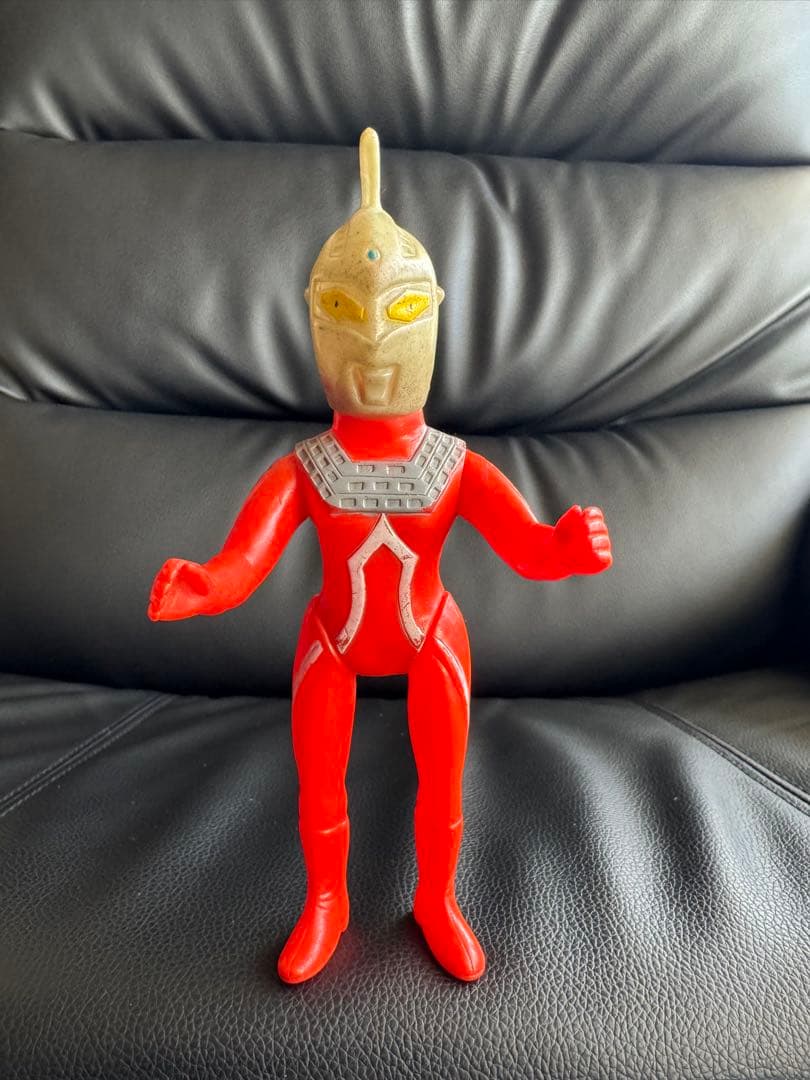 ブルマァク初期セブン】昭和当時物 ウルトラセブン 顔グレー成形 入手困難