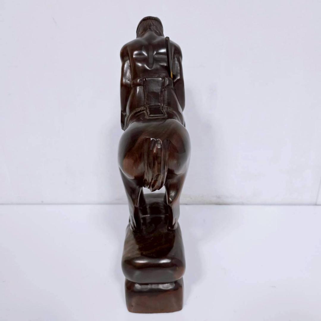 希少】ヴィンテージ アイアンウッド彫刻 木製