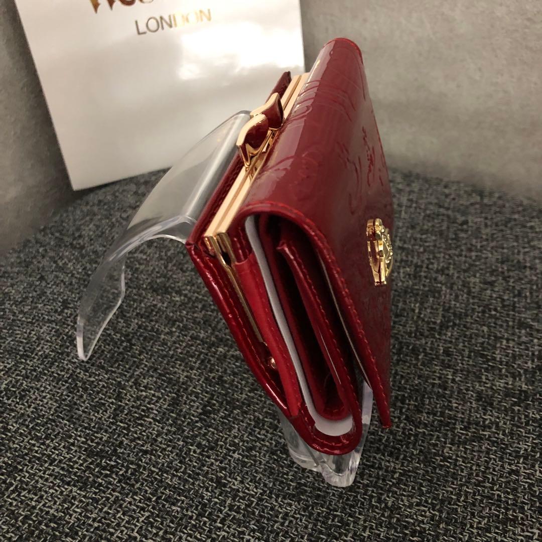 Vivienne Westwood 三つ折り財布 エナメル レッド - メルカリ