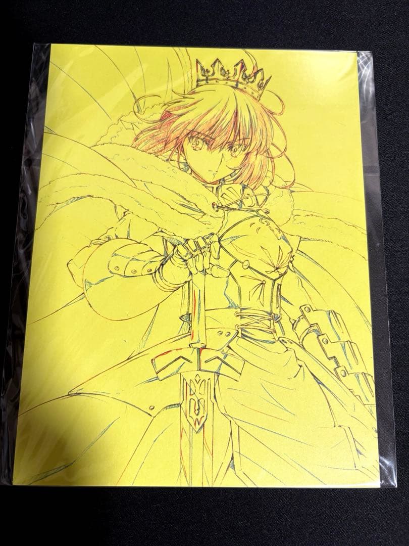 Fate stay night でかポストカード セイバー アルトリア 須藤友徳