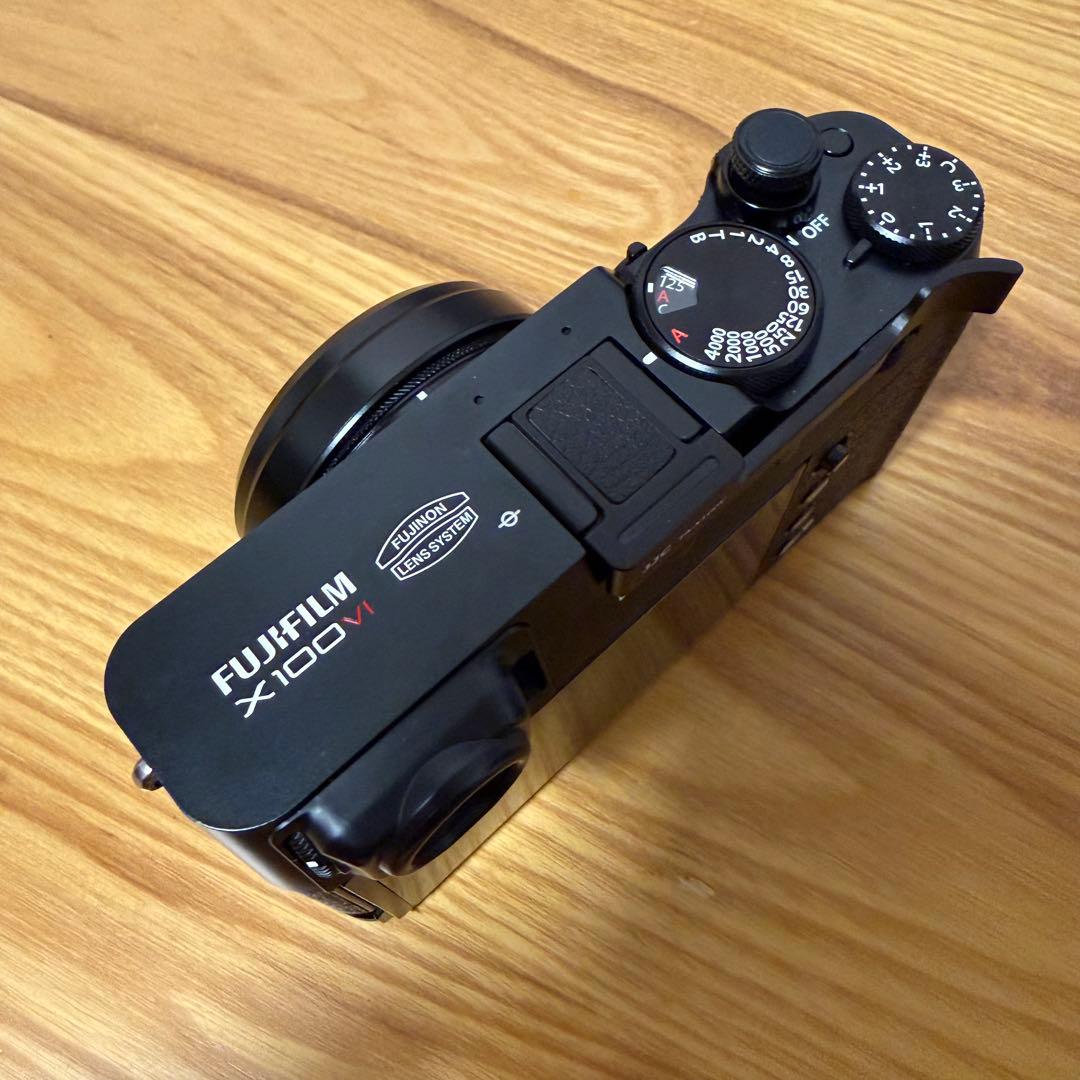 美品 FUJIFILM X100ⅵ コンデジ ブラック おまけ多数 - メルカリ