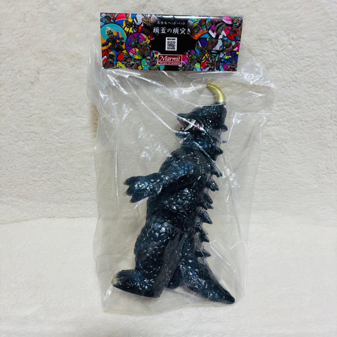 未開封】マーミット ソフビ スカルヘッドバッド ニセザゴラ 黒成型