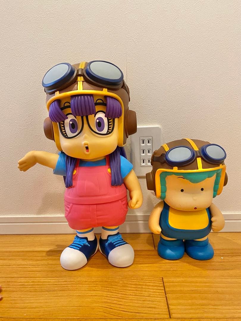 Dr.スランプアラレちゃん ガッチャン 飛行帽 特大フィギュアセット