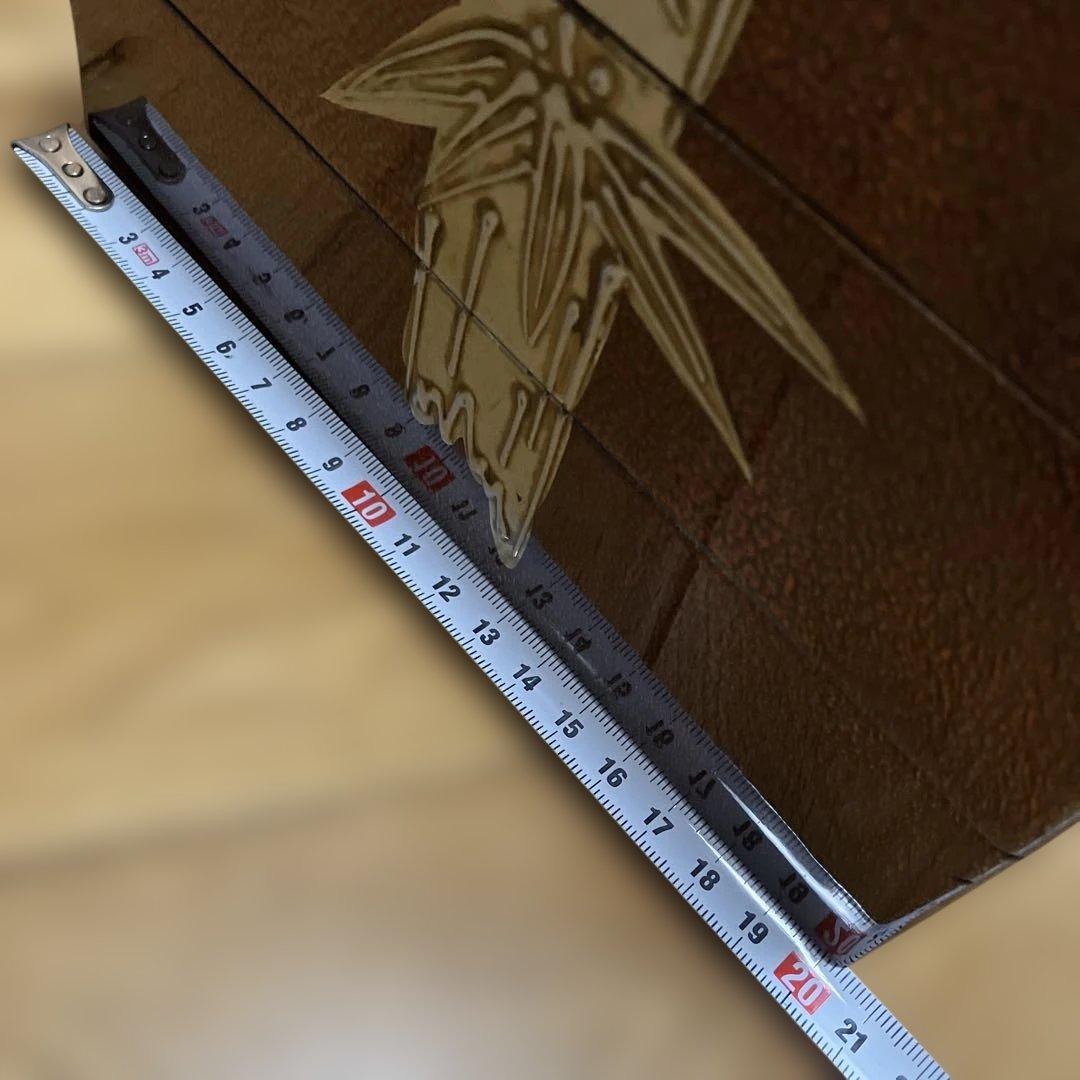 竹模様のブラウン重箱