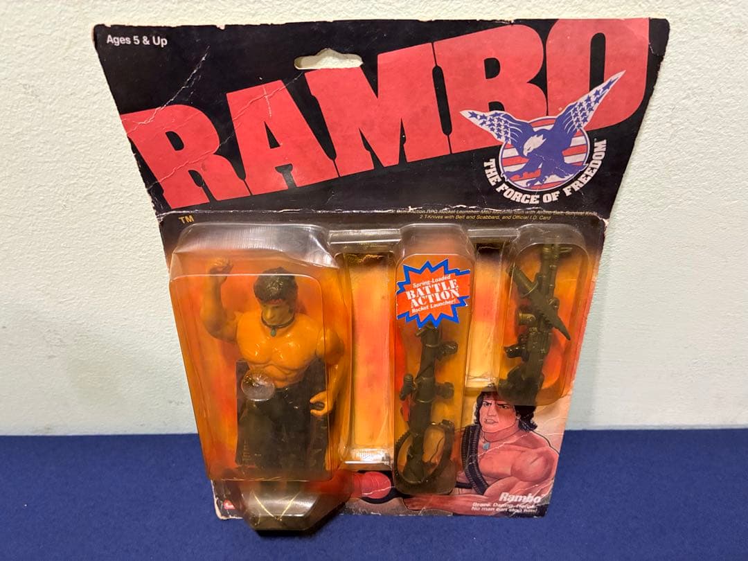 Rambo アクションフィギュア 1985/86 COLECO社 ランボー