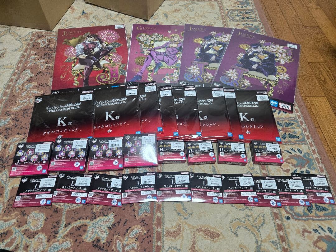 一番くじ ジョジョの奇妙な冒険 THE★JOJO WORLD　G賞+下位賞30点