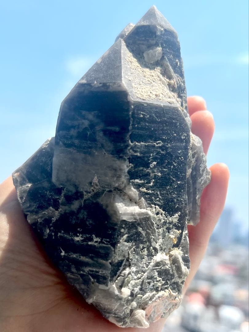 最終価格✨美✨希少✨AAAAAチベット産 ドリームコート モリオン 叡智の黒神殿