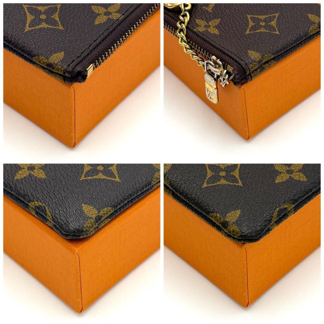 【極美品】ルイヴィトン モノグラム ポシェットクレ ケース M62650