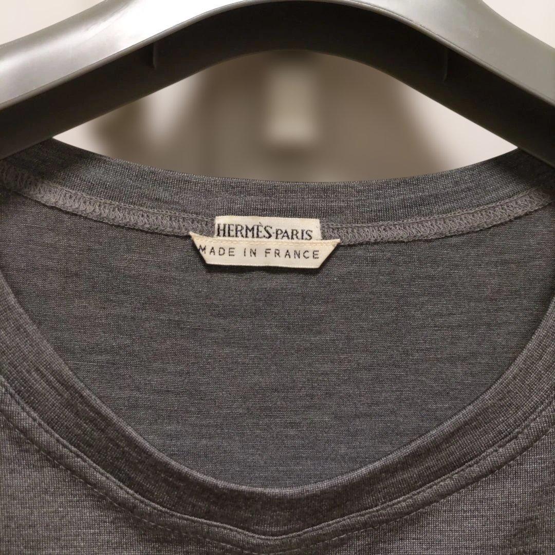 HERMES グレー タンクトップ