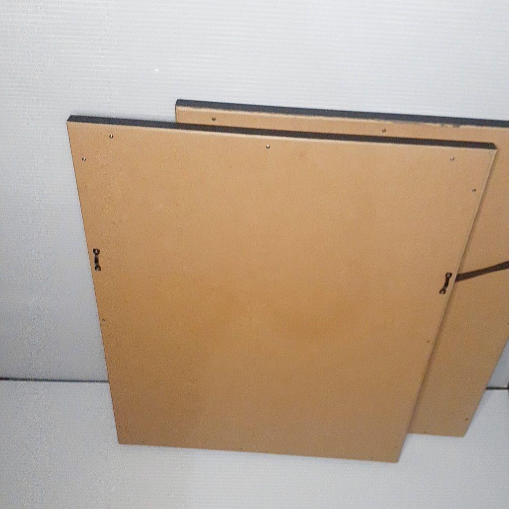 2枚セット Löwenbräu レーベンブロイ 大型パブミラー ビンテージ