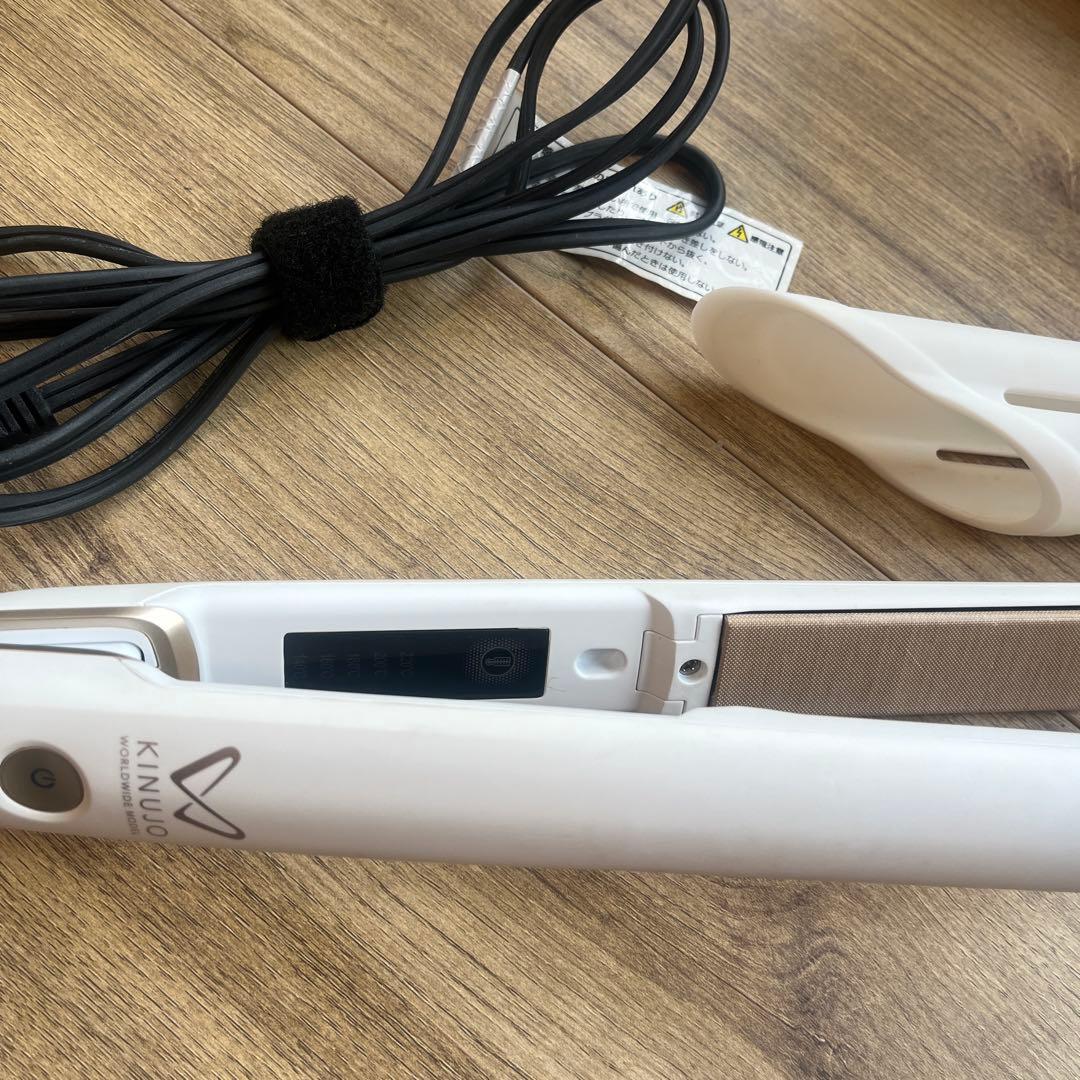 KINUJO W 絹女 ストレートアイロン DS100 海外対応 ホワイト - メルカリ
