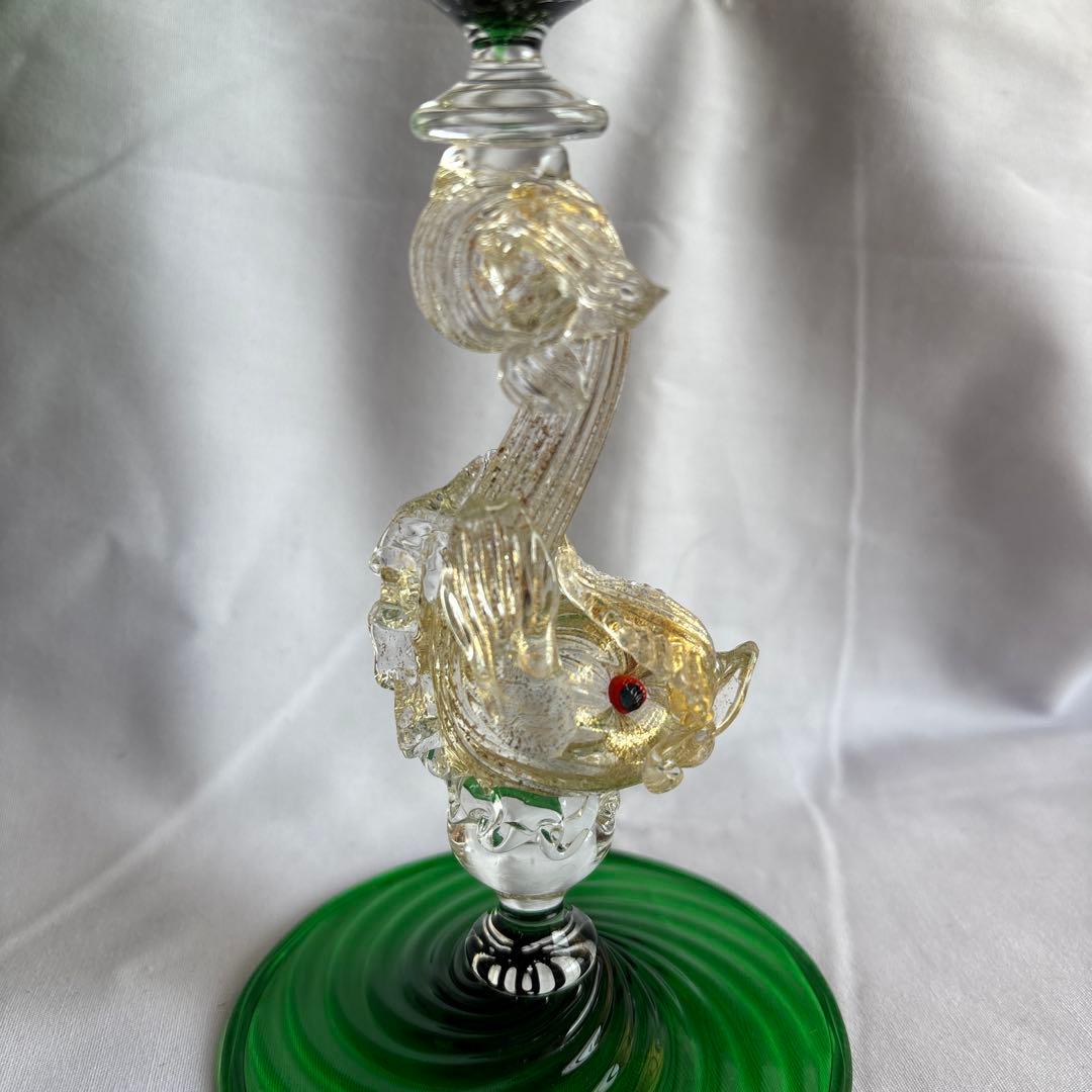 ベネチアグラス ドルフィン グリーン