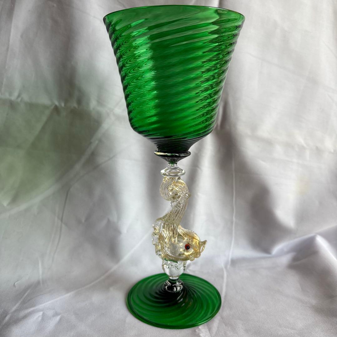 ベネチアグラス ドルフィン グリーン