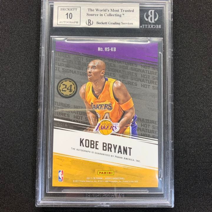 Panini Kobe Bryant コービー 直筆サインカード AUTO
