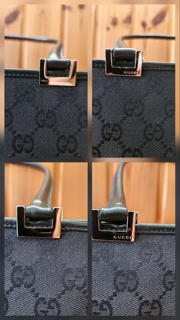 GUCCI ジャッキー ハンドバッグ　ブラック