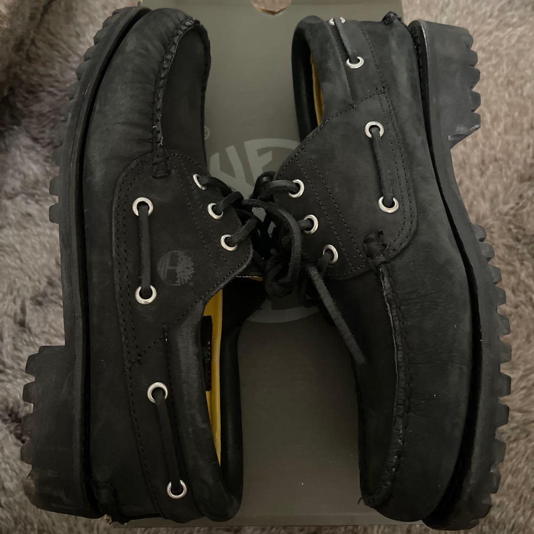 ティンバーランド オーセンティックハンドソーボートシューズ ブラック ヌバック