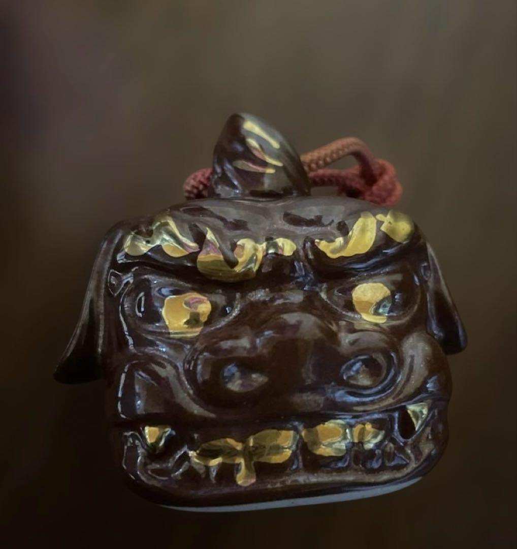 貴重 九谷焼 金彩 土鈴 獅子 魔除け 厄除け 置物 骨董品 - メルカリ