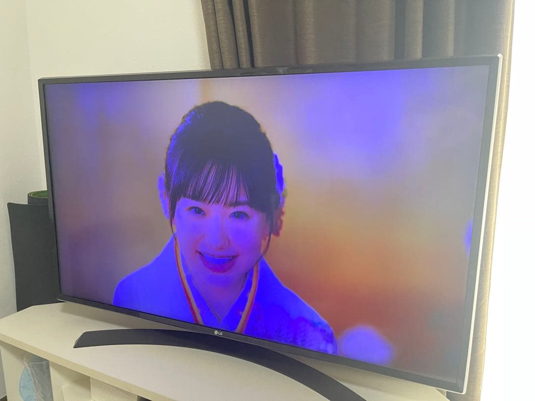 ジャンク LG 43型4K液晶テレビ43UJ630A 送料込み ジャンク LG 43型4K液晶