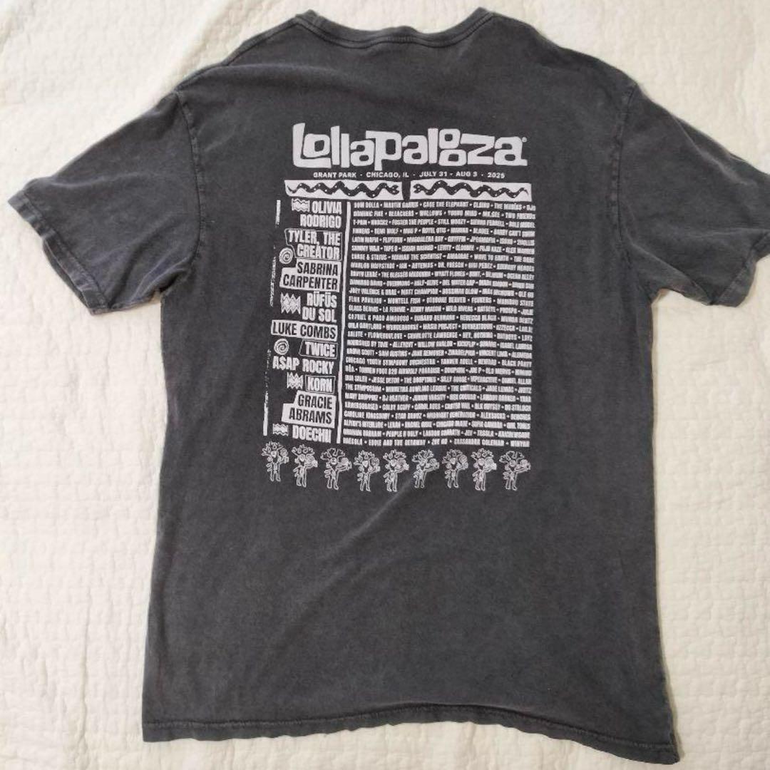 Lollapalooza ロラパルーザ 2025 Tシャツ Lサイズ - メルカリ